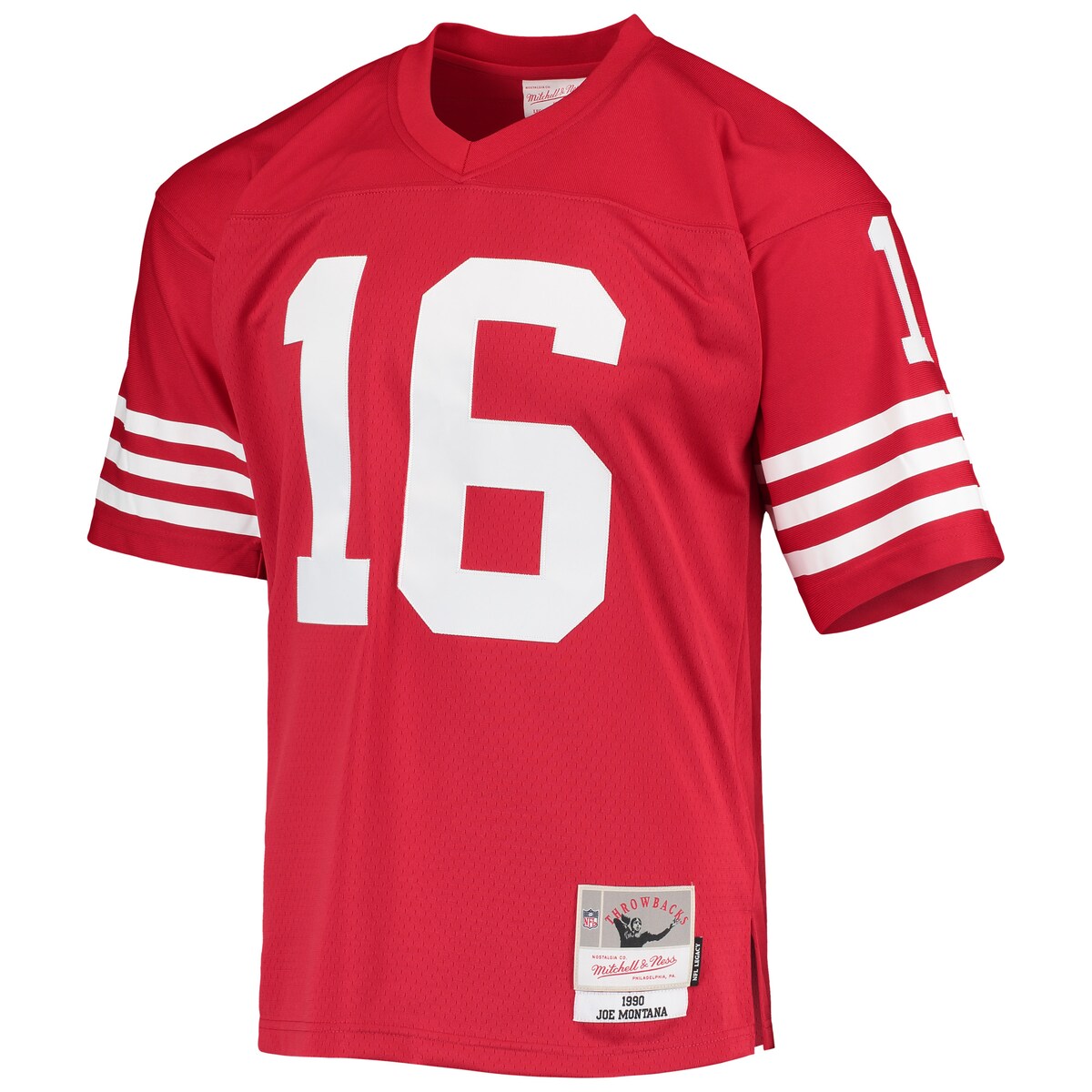 Fanatics公式ストア 楽天市場店の【公式グッズ】NFL 49ers ジョー・モンタナ レプリカ ユニフォーム Mitchell & Ness/ミッチェル＆ネス メンズ スカーレット (Men's MNC Legacy Replica Jersey)｜アングル2