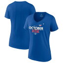【公式グッズ】MLB ブルージェイズ Tシャツ Fanatics(ファナティクス) レディース ロイヤル (WOMEN'S FB 22 PSP LR SS V NECK TEE)(4)