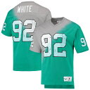 NFL イーグルス レジー・ホワイト Tシャツ Mitchell & Ness(ミッチェル&ネス) メンズ グレイ (22 Men's Retired Player N&N Diagonal Tie Dye Top)(4)