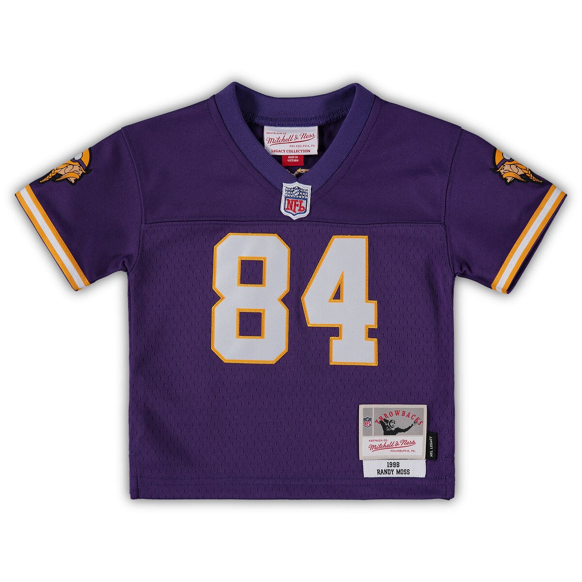 NFL バイキングス ランディ・モス ユニフォーム Mitchell & Ness（ミッチェル＆ネス） ベビー パープル (Youth MNC Retired Legacy Jersey Infant) 2