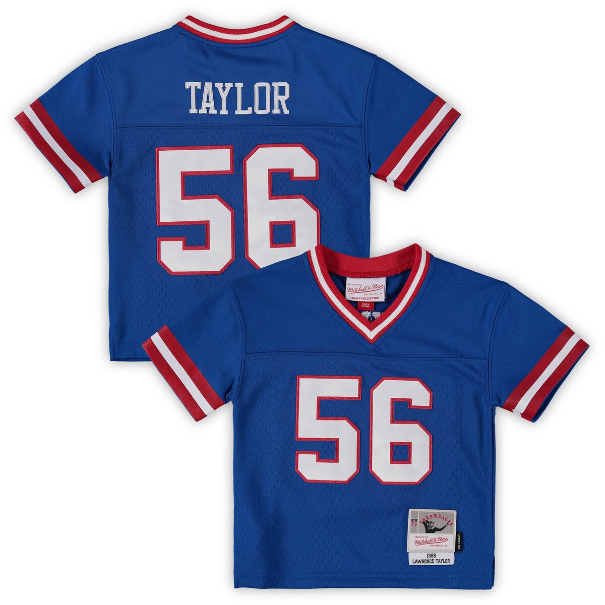 Help your little one remember Lawrence Taylor's great plays with this 1986 Retired Legacy jersey from Mitchell & Ness. I...