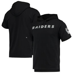 NFL レイダース Tシャツ Mitchell & Ness（ミッチェル＆ネス） メンズ ブラック (22 MNC Men's Gameday SS Hooded Top)