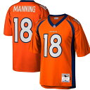 Showcase who your all-time favorite Denver Broncos player is by sporting this Peyton Manning 2015 Retired Player Replica jersey from Mitchell & Ness. It features authentic Denver Broncos graphics that will leave a lasting impression on fellow fans. You'll remind everyone around you of the legendary Peyton Manning.Brand: Mitchell & NessReplica JerseyMachine wash, tumble dry lowMaterial: 100% PolyesterStitched fabric applique with player year and nameStitched tackle twill letters and numbersV-neckMesh fabricDroptail hem with side splitsOfficially licensedStitched jock tag at bottom left hemImportedShort sleeveBack neck taping - no irritating stitch on the back neck