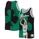 【公式グッズ】NBA セルティックス ラリー・バード タンクトップ Mitchell & Ness/ミッチェル&ネス メンズ グリーン (MNC NBA MEN'S SUBLIMATED PLAYER TANK)