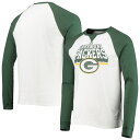 【公式グッズ】NFL パッカーズ 長袖 Tシャツ Junk Food メンズ ホワイト (PACKERS M COLOR BLOCK LS RAGLAN)