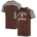 【公式グッズ】NFL ブラウンズ Tシャツ Majestic/マジェスティック メンズ ブラウン (21 Mens Throwback Field Goal SST)