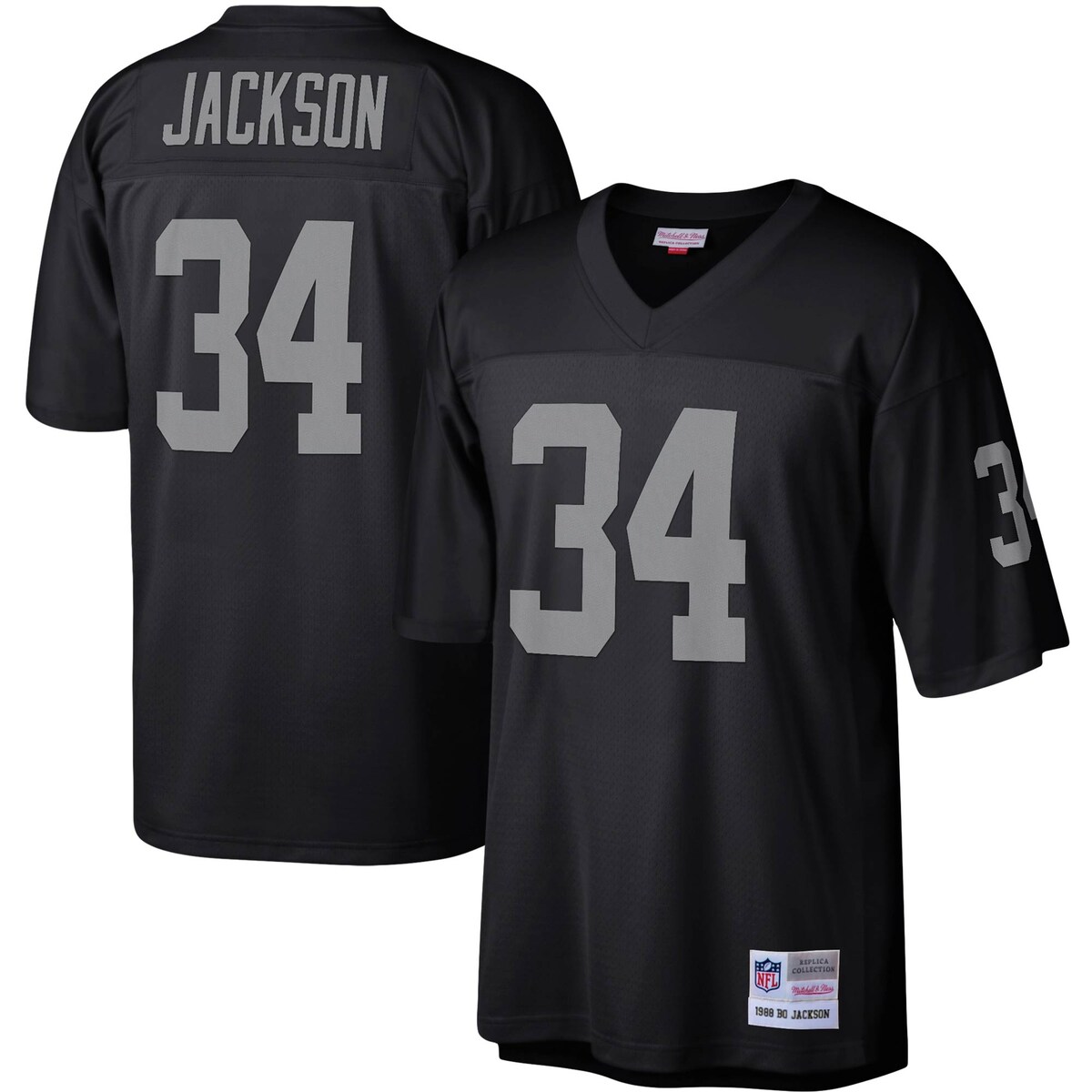 NFL レイダース ボー・ジャクソン レプリカ ユニフォーム Mitchell & Ness ミッチェル＆ネス メンズ ブラック Men s MNC Legacy Replica Jersey 
