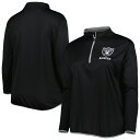 NFL レイダース トレーナー Fanatics（ファナティクス） レディース ブラック (22 Women 039 s Plus Worth the Drive Quarter Zip)