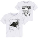 NFL パンサーズ Tシャツセット Outerstuff（アウタースタッフ） トドラー ホワイト (21 Toddler Coloring Activity 2 Pack Tee Set)