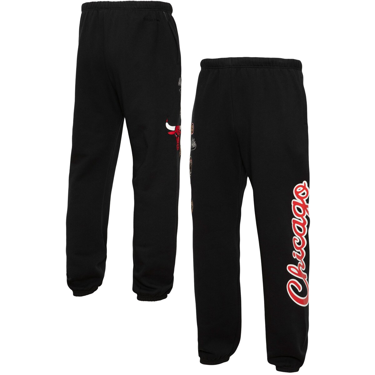 NBA uY pc Mitchell & Nessi~b`FlXj Y ubN (Mens MNC Champs City Fleece Jogger Pant)