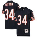 Help your kiddo rep one of the greatest players in Chicago Bears history with this 1985 Legacy jersey from Mitchell & Ness. Its throwback design is inspired by the uniform Walter Payton wore during his memorable seasons with the franchise. This jersey's remarkably detailed graphics and high-quality stitching will help bring back all those cherished memories of watching Walter Payton lead the Chicago Bears onto the gridiron.Brand: Mitchell & NessOfficially licensedImportedMachine wash, tumble dry lowV-neckJock tagDroptail hemTackle twill graphicsMesh bodyMaterial: 100% PolyesterSide slits at hemQuality embroidery