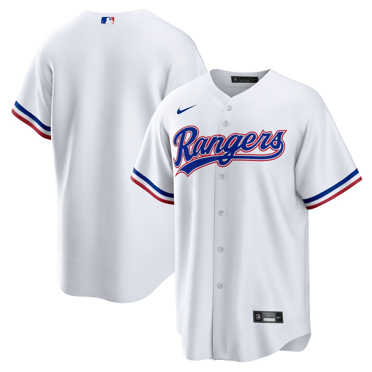 MLB レンジャーズ ホーム ユニフォーム （レプリカ） Nike ナイキ メンズ ホワイト (MLB Men's Nike Replica Team Blanks - NTP)