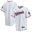 【公式グッズ】MLB ナショナルズ レプリカ ユニフォーム Nike ナイキ メンズ ホワイト (MLB Men's Nike Replica Team Bla...