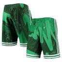 Throw it back to 1985 Boston Celtics basketball with these Hardwood Classics Hyper Hoops Swingman shorts from Mitchell & Ness. The heat-sealed tackle twill applique and sublimated graphics ensure your Boston Celtics loyalty doesn't go unnoticed. These shorts are also built for comfort and service thanks to their elastic waistband and side slip pockets, respectively.Brand: Mitchell & NessMaterial: 100% PolyesterOfficially licensedAuthentic Throwback JerseySublimated designInseam on size M measures approx. 8.25''Machine wash, line dryImportedTwo side slip pocketsElastic waistband with drawstring