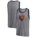 NFL ベアーズ タンクトップ Fanatics（ファナティクス） メンズ ヘザーグレイ (NFL Men's Fanatics Branded Famous Triblend Tank)