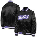 Help your young fan pay homage to their Toronto Raptors with this Hardwood Classics satin raglan full-snap jacket from Mitchell & Ness. Chilly temperatures will be no match for their intense Toronto Raptors passion when they rock this elite jacket. This gear's authentic graphics will be a testament to their unwavering fandom wherever they go this season!Full SnapBrand: Mitchell & NessRaglan sleevesMachine wash, tumble dry lowOfficially licensedRib-knit collar, cuffs and waist hemImportedTwo front pocketsMaterial: 100% Polyester - Body; 65% Polyester/35% Cotton - Lining; 95% Polyester/5% Spandex - TrimTackle twill appliqueLightweight jacket suitable for mild temperatures