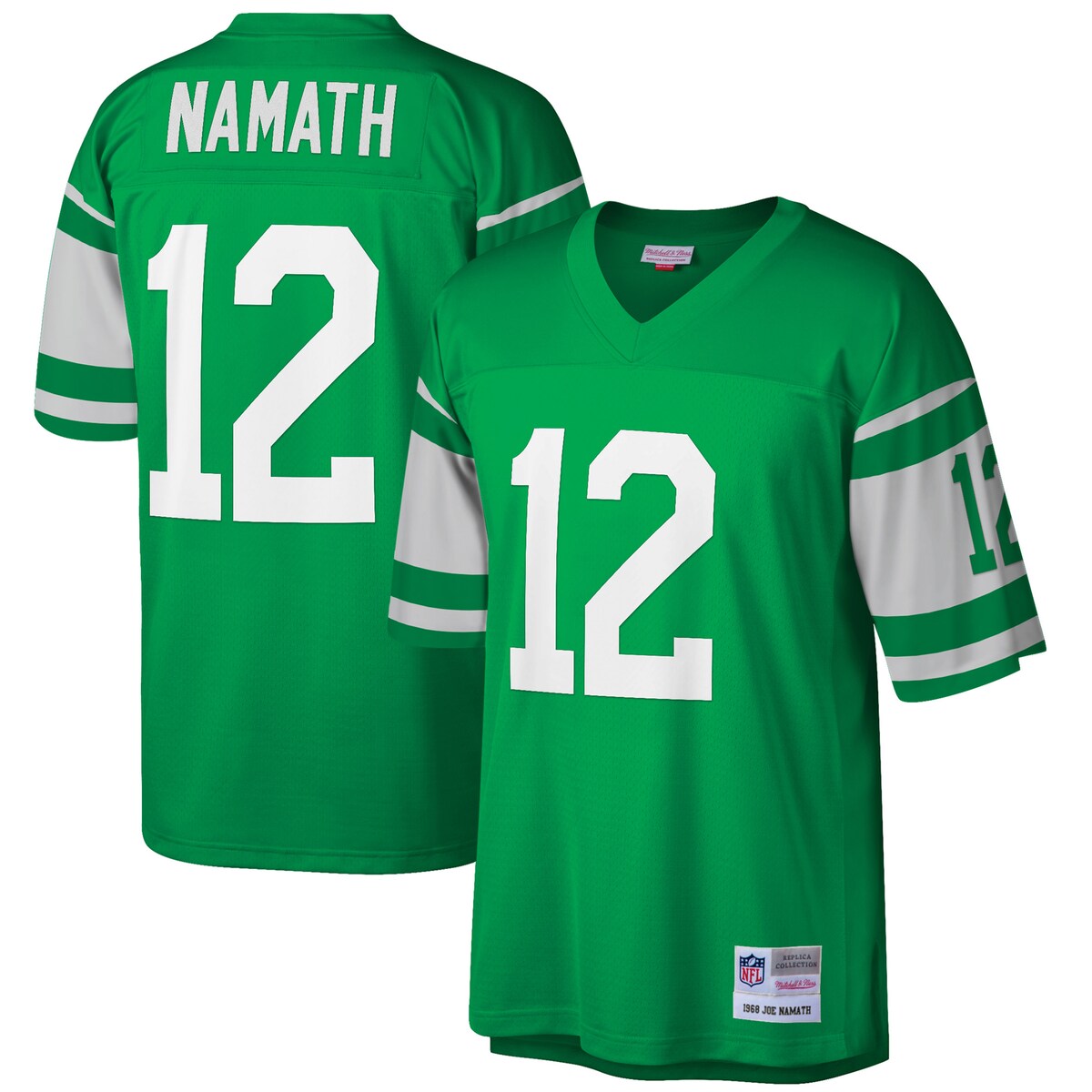 NFL ジェッツ ジョー・ナマス レプリカ ユニフォーム Mitchell & Ness（ミッチェル＆ネス） メンズ グリーン (Men's MNC B&T Legacy Re..