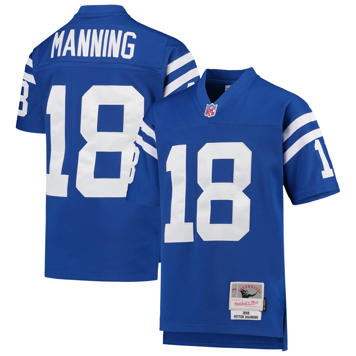 NFL コルツ ペイトン・マニング ユニフォーム Mitchell & Ness(ミッチェル&ネス) キッズ ロイヤル (NFL Youth Legacy Jersey)