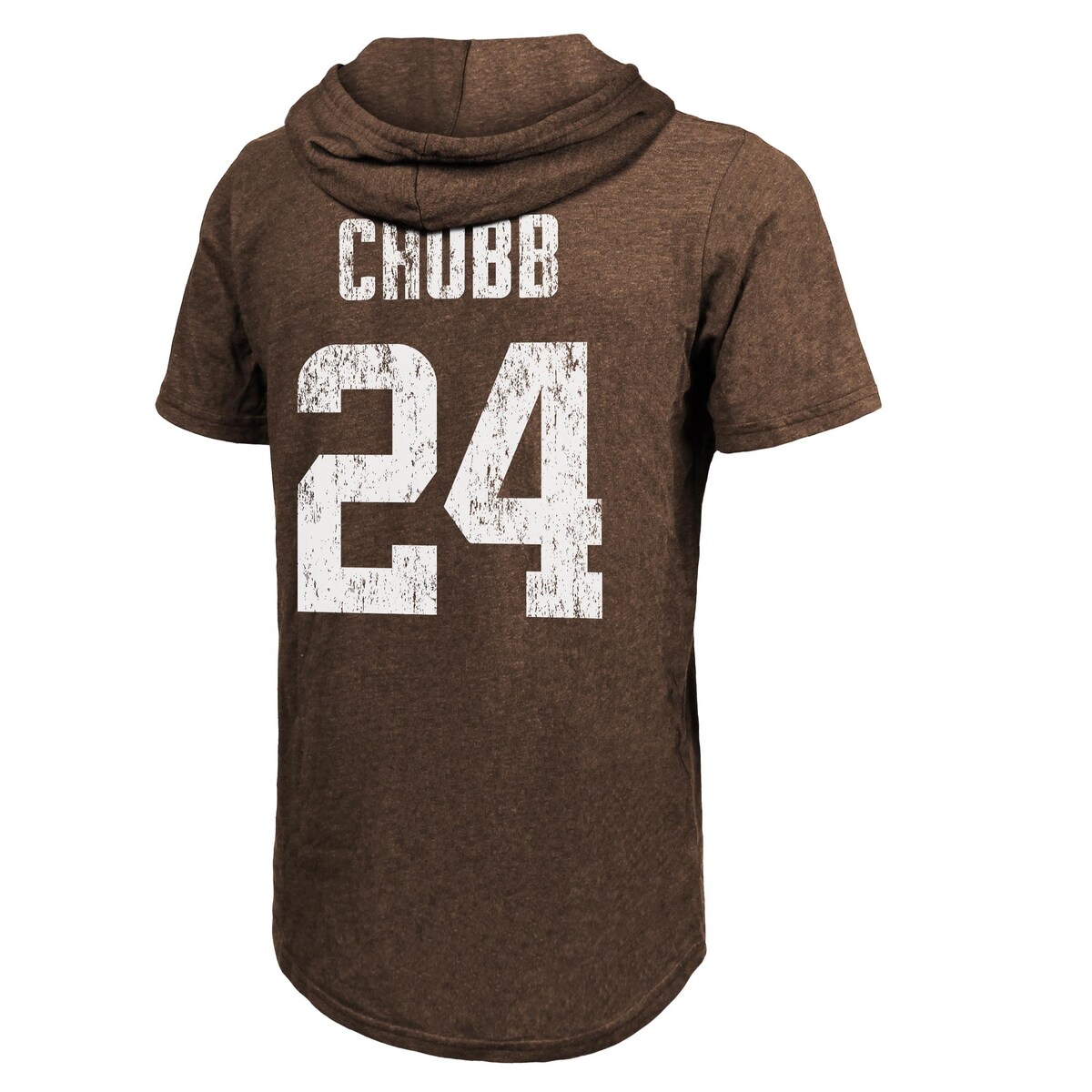 【公式グッズ】NFL ブラウンズ ニック・チャブ Tシャツ Majestic/マジェスティック メンズ ブラウン (Men's SS Player N&N Hood)