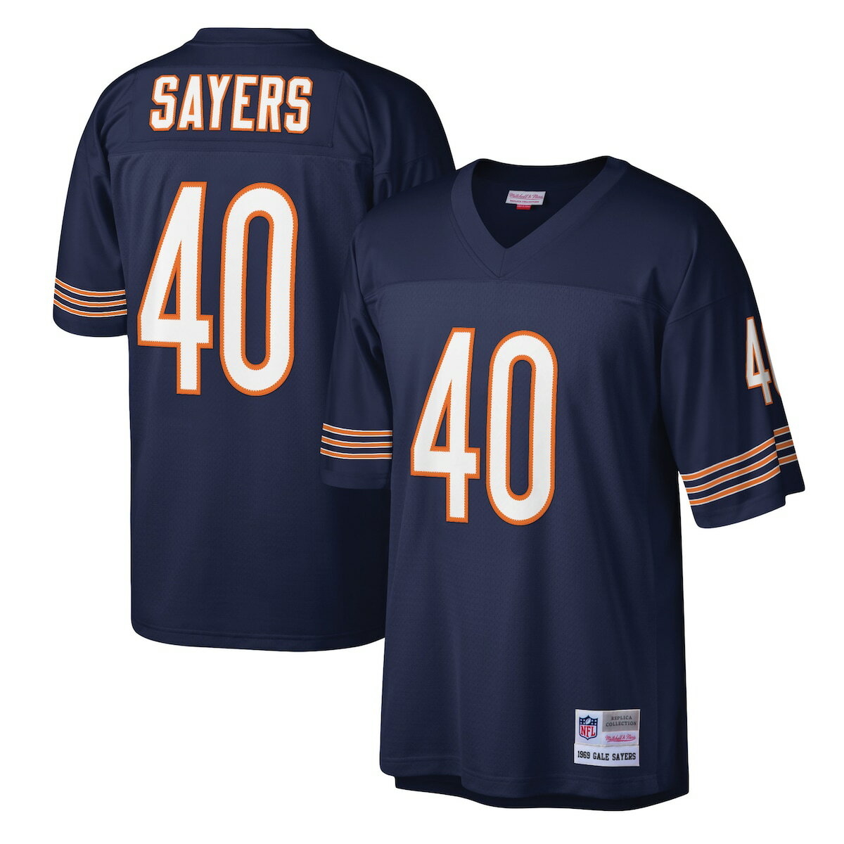 【公式グッズ】NFL ベアーズ ゲイル・セイヤーズ レプリカ ユニフォーム Mitchell & Ness(ミッチェル&ネス) メンズ ネイビー (Men's MNC Legacy Replica Jersey)