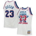 NBA イースタンカンファレンス マイケル・ジョーダン オーセンティック ユニフォーム Mitchell & Ness(ミッチェル&ネス) メンズ ホワイト (...