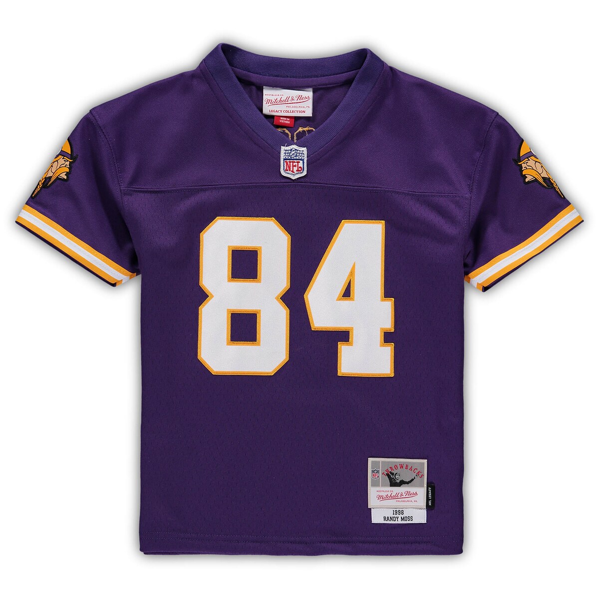 NFL バイキングス ランディ・モス ユニフォーム Mitchell & Ness（ミッチェル＆ネス） トドラー パープル (Juvenile MNC Retired Legacy Jersey 4-7) 2