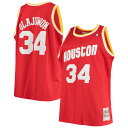 Your Houston Rockets fandom stretches back for years, and you love to celebrate it at every opportunity. Before the next game tips off, pay homage to your team's storied past while also recognizing one of its all-time brightest stars with this Hakeem Olajuwon Hardwood Classics Swingman jersey from Mitchell & Ness! Its throwback-inspired design and player-specific graphics are sure to remind fellow fans of all their favorite Houston Rockets wins, both past and present.V-neckAuthentic JerseyMachine wash, tumble dry lowMaterial: 100% PolyesterWoven jock tag at hemMesh fabricBrand: Mitchell & NessSublimated graphicsSleevelessTackle twill applique nameplate and numbersImportedSide splits at hemHeat-sealed NBA logoOfficially licensed
