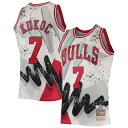 Honor one of the best players to ever suit up for the Chicago Bulls with this Toni Kukoc 1995/96 Hyper Hoops Swingman jersey from Mitchell & Ness. Only the most exciting sublimated design can be used to commemorate the highlight plays and clutch shots he made throughout his career, which is exactly what you are getting in this top. Cozy mesh fabric helps keep you comfortable so you can show off your fandom of Toni Kukoc.Swingman ThrowbackOfficially licensedMesh fabricMaterial: 100% PolyesterMachine wash, line dryBrand: Mitchell & NessCrew neckSublimated designImportedSide split hemTackle twill numbers and letteringWoven jock tag