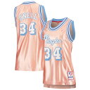 NBA レイカーズ シャキール・オニール ユニフォーム Mitchell & Ness（ミッチェル＆ネス） レディース ピンク (MNC NBA 75TH ANNIVERSARY ROSE GOLD SWINGMAN JERSEY)