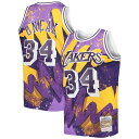 NBA レイカーズ シャキール・オニール ユニフォーム Mitchell & Ness（ミッチェル＆ネス） メンズ パープル (MNC NBA MEN'S HYPER HOOPS SWINGMAN JERSEY)