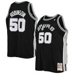 NBA スパーズ デビッド・ロビンソン ユニフォーム Mitchell & Ness（ミッチェル＆ネス） メンズ ブラック (Profile MNC Men's Big and Tall HWC Swingman Jerseys)