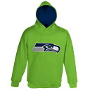 NFL シーホークス パーカー Outerstuff（アウタースタッフ） トドラー ネオングリーン (Juvenile Fan Gear Prime PO Hood)