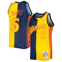 Showcase your timeless love for one of the Golden State Warriors' greatest players of all time in a trendy, distinct way with this 2006/07 Baron Davis Split Swingman jersey by Mitchell & Ness. This Hardwood Classics jersey features vibrant team and Baron Davis graphics across a unique split design, allowing you to boast your spirit loud and proud. Additionally, the lightweight construction, sleeveless design and breezy mesh fabric bring comfort and breathability to your Golden State Warriors fandom.Machine wash, line drySwingman ThrowbackOfficially licensedMesh fabricMaterial: 100% PolyesterSublimated graphicsImportedWoven jock tagBrand: Mitchell & NessSleevelessHeat-sealed fabric appliquesSplit hem
