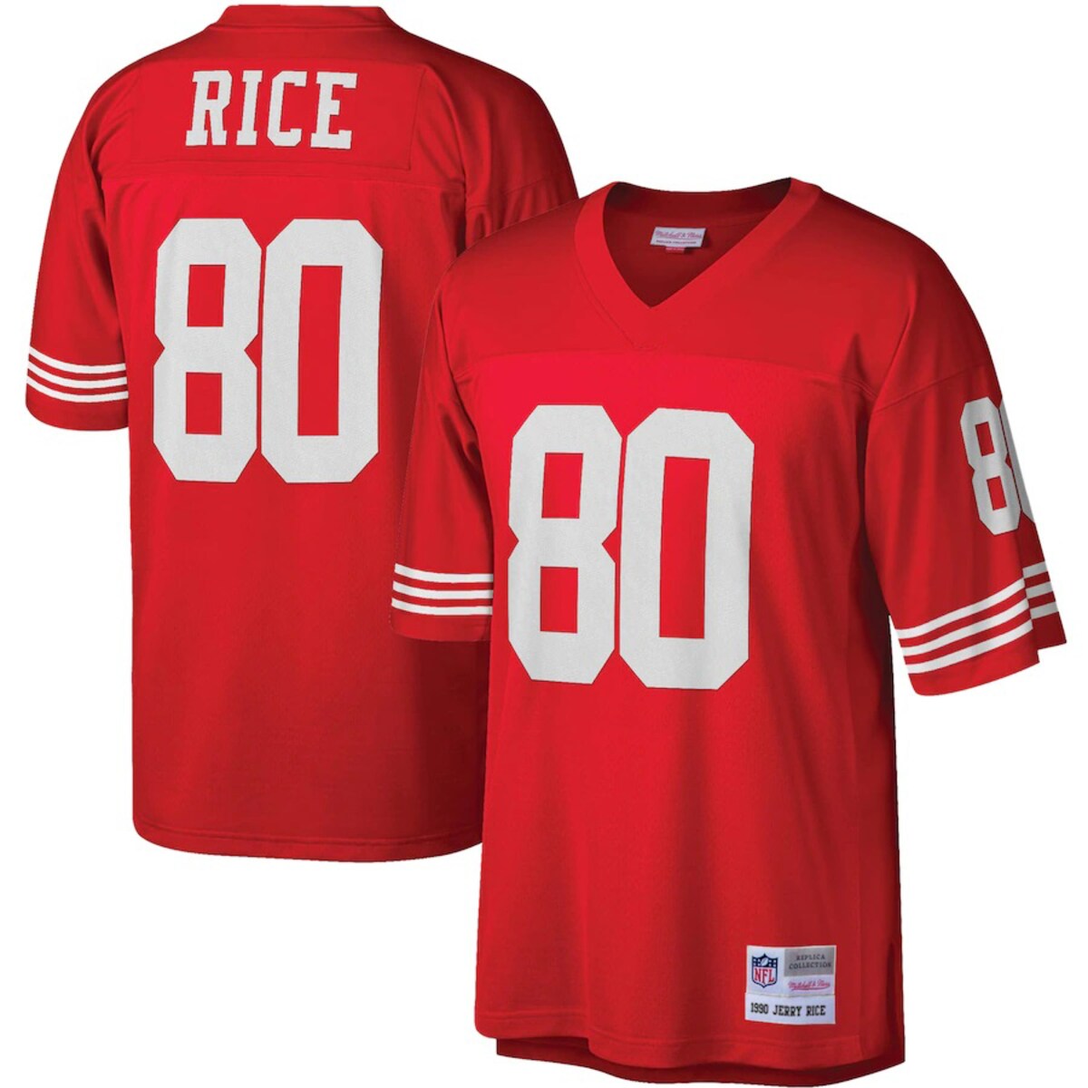 NFL 49ers ジェリー・ライス レプリカ ユニフォーム Mitchell & Ness（ミッチェル＆ネス） メンズ スカ..