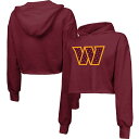 【公式グッズ】NFL コマンダーズ プルオーバー パーカー Majestic/マジェスティック レディース バーガンディ (MJT NFL Women's Bl...