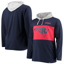 【公式グッズ】NFL ペイトリオッツ 長袖 Tシャツ Fanatics(ファナティクス) メンズ ネイビー (21 Mens B&T Biblend Hooded LST)(4)