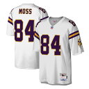 You're a massive Minnesota Vikings fan and also loved watching Randy Moss play. Now you can show off your fandom for both when you get this Randy Moss Minnesota Vikings Legacy replica jersey from Mitchell & Ness. It features distinctive throwback Minnesota Vikings graphics on the chest and back, perfect for wearing at a home game. By wearing this jersey, you'll be able to feel like you're reliving some of the great plays that Randy Moss accomplished to lead the Minnesota Vikings to glory.Woven tags at bottom hemOfficially licensedMaterial: 100% PolyesterFabric applique sewn onSublimated rib-knit sleeve insertsEmbroidered twill graphicsReplicaBrand: Mitchell & NessSide splits at waist hemShort sleevesV-neckImportedMesh fabricEmbroidered NFL Shield at collarMachine wash, line dry