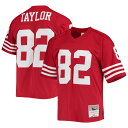 You're a massive San Francisco 49ers fan and also loved watching John Taylor play. Now you can show off your fandom for both when you get this John Taylor San Francisco 49ers Legacy replica jersey from Mitchell & Ness. It features distinctive throwback San Francisco 49ers graphics on the chest and back, perfect for wearing at a home game. By wearing this jersey, you'll be able to feel like you're reliving some of the great plays that John Taylor accomplished to lead the San Francisco 49ers to glory.Side splits at waist hemOfficially licensedFabric applique sewn onThrowback JerseyMaterial: 100% PolyesterImportedWoven tags at bottom hemSublimated rib-knit sleeve insertsEmbroidered twill graphicsMesh fabricBrand: Mitchell & NessV-neckEmbroidered NFL Shield at collarMachine wash, line dryShort sleeves