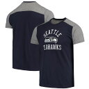 【公式グッズ】NFL シーホークス Tシャツ Majestic(マジェスティック) メンズ ネイビー (21 Mens Field Goal SST)(4)