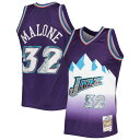 NBA ジャズ カール・マローン ユニフォーム Mitchell & Ness（ミッチェル＆ネス） メンズ パープル (MNC NBA 75th Anniversary Diamond Swingman)