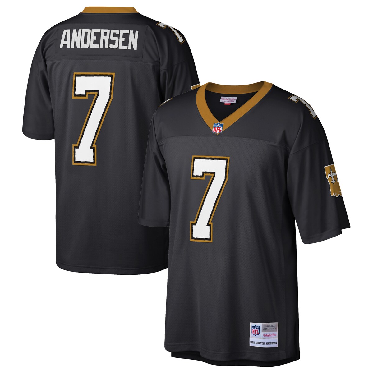 NFL  ⡼ƥ󡦥ǥ륻 쥬 ˥ե ʥץꥫ Mitchell & Nessʥߥåͥ  ֥å (Men's MNC Legacy Retired Player Replica Jersey)