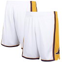 NBA レイカーズ カジュアル ショーツ Mitchell & Ness（ミッチェル＆ネス） メンズ ホワイト (Mens MNC HWC Authentic Short)