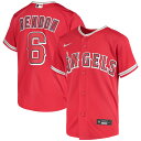 Whether you're watching with your young fan from the couch or within the stadium, they'll be the biggest Los Angeles Angels fan around when they sport this Anthony Rendon Alternate Replica Player Jersey! This Nike jersey features bold Los Angeles Angels graphics that will showcase your team pride no matter where you watch the game. The moisture-wicking technology will keep them comfortable all game long.Brand: NikeImportedOfficially licensedTagless CollarMachine wash, tumble dry lowTackle twill graphicsFull-button frontFaux stitched fabric appliqueShort sleeveSizing Tip: Product runs true to size. If you are in between sizes, we recommend ordering the smaller size.Heat-sealed graphicsRounded hemMaterial: 100% Polyester