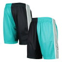 NBA スパーズ カジュアル ショーツ Mitchell & Ness（ミッチェル＆ネス） メンズ ティール (Mens MNC HWC Split Swingman Shorts)