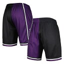 NBA キングス カジュアル ショーツ Mitchell & Ness(ミッチェル&ネス) メンズ ブラック (Mens MNC HWC Split Swingman Shorts)(4)