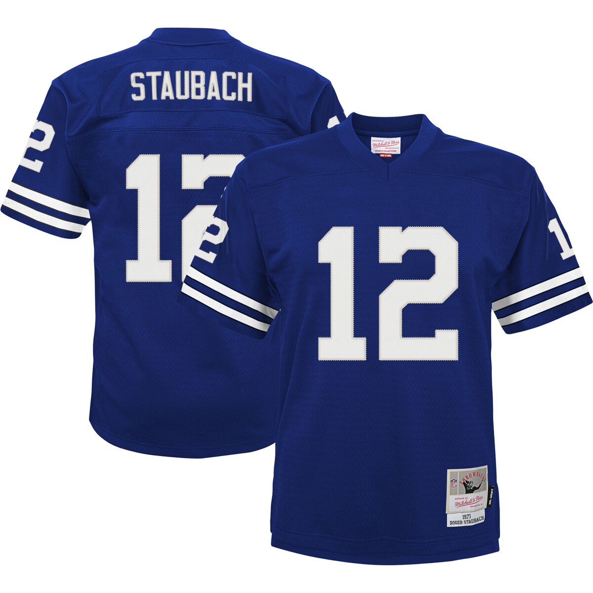 NFL カウボーイズ ロジャー・ストーバック ユニフォーム Mitchell & Ness(ミッチェル&ネス) ベビー ネイビー (Youth MNC Retired Legacy Jersey Infant)