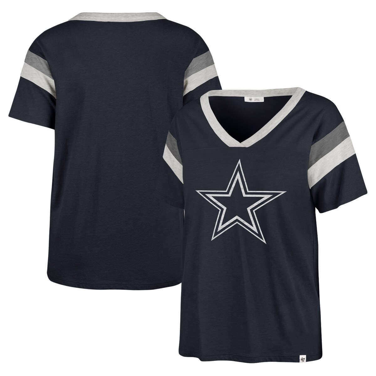 NFL JE{[CY TVc '47 fB[X lCr[ (22 Women's Phoenix V-neck Sleeve Stripe Tee)