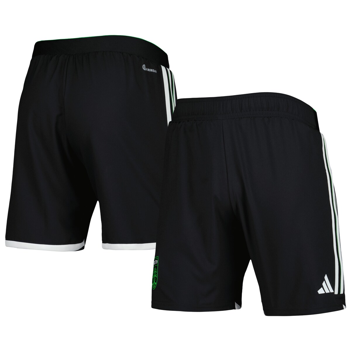 【公式グッズ】MLS オースティンFC サッカー用 ショーツ Adidas/アディダス メンズ ブラック (ADI S23 Men's Authentic Short)