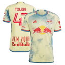 Look and feel like the real deal when you add this 2023 Daniel Patrick Kit Primary John Tolkin Authentic Jersey to your New York Red Bulls collection. This jersey is part of a unique collaboration with luxury sportswear designer Daniel Patrick which pays homage to New York City's rich streetwear culture. This adidas gear features AEROREADY technology and ventilated, mesh panels that work together to keep you dry and comfortable all game long. Its exciting New York Red Bulls graphics will motivate you to cheer on your favorite team as they take the pitch.Jersey Color Style: PrimaryAuthentic JerseyAEROREADY technology absorbs moisture and makes you feel dryOfficially licensedMaterial: 100% PolyesterMachine wash, tumble dry lowEmbroidered adidas logo on right chestVentilated mesh panel insertsHeat-sealed sponsor logo on chestImportedSewn on embroidered team crest on left chestBrand: adidasTagless collar for added comfortBackneck taping -no irritating stitch on the back