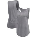 MLS インテルマイアミCF タンクトップ Fanatics（ファナティクス） レディース ヘザーグレイ (NUT S22 Women's Quality Time Open Scoop Neck Tank)